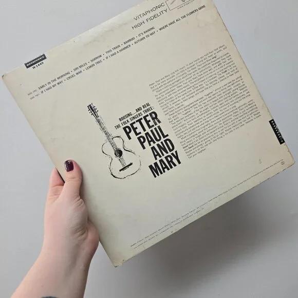3 For 15 🌞🙌 Vintage Peter, Paul and Mary Debut Album Vinyl – GUC - Picture 2 of 3